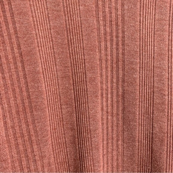 Knox Rose Desert Rose Soft V Neck Ribbed Cinched Sleeves Size S Women - Picture 4 of 11